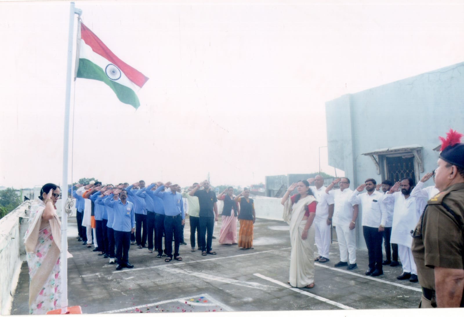 Republic Day flag hoisting
