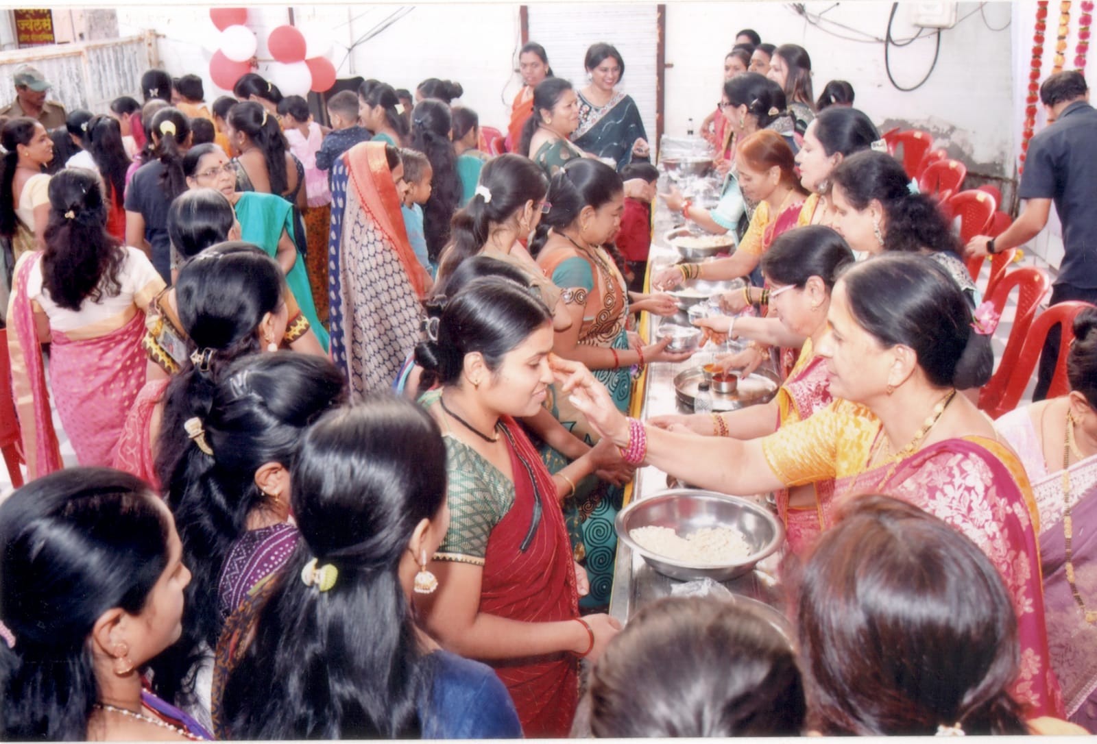 Traditional Haldi Kumkum celebration
