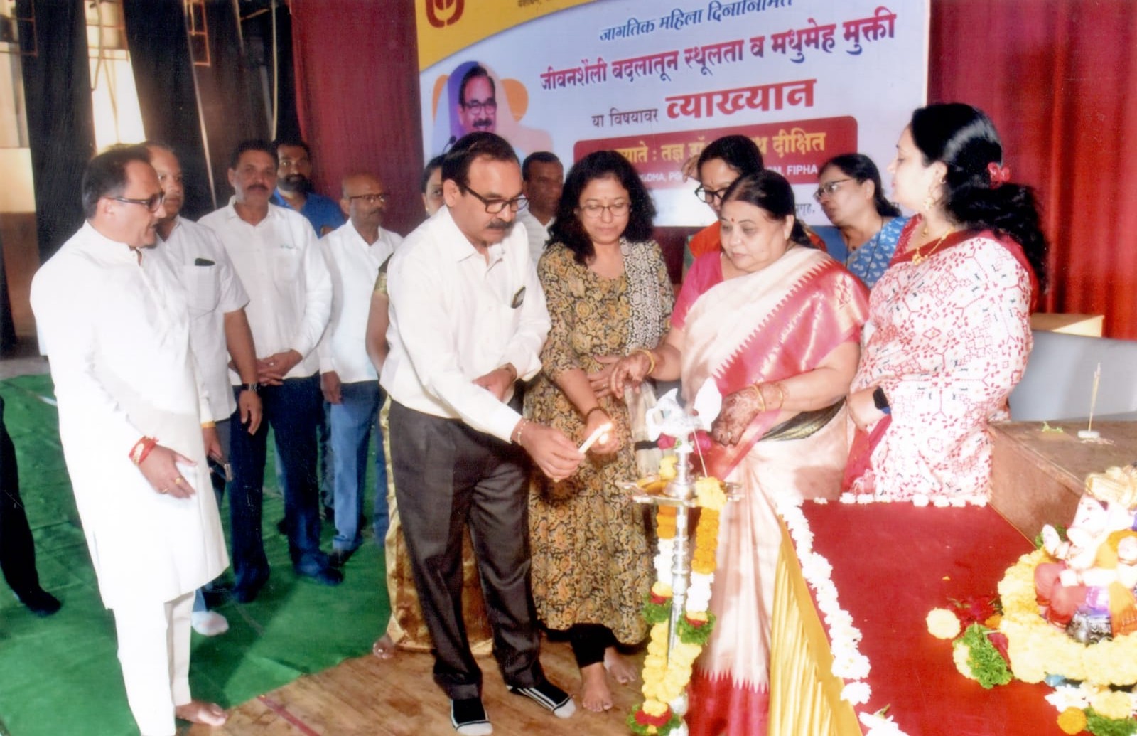 Women members at the bank program